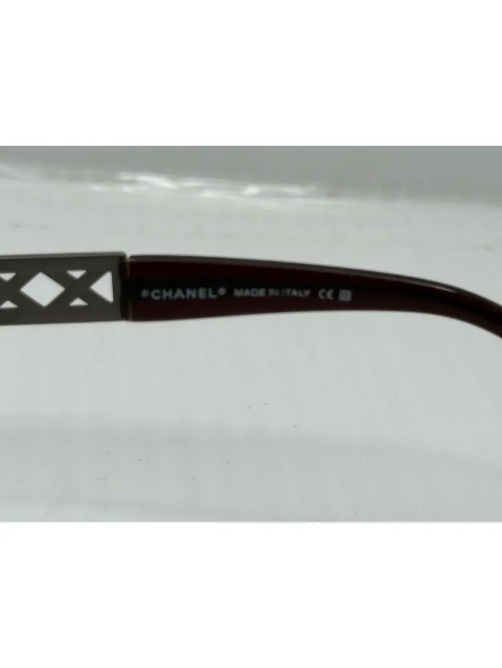 Rare Authentic Chanel 3087-B c.847 Black/Brown 52mm Frame Only